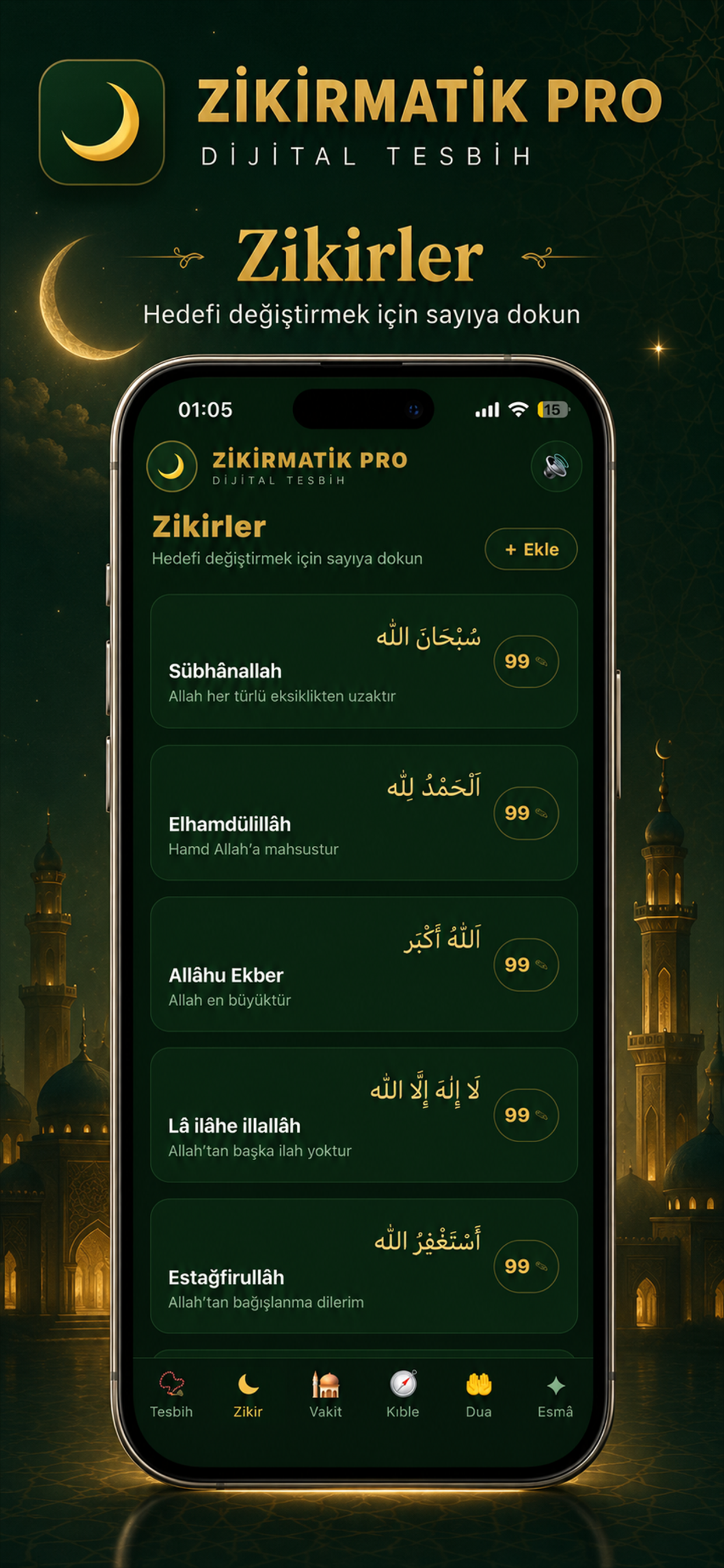 Zikirmatik Pro screenshot 5