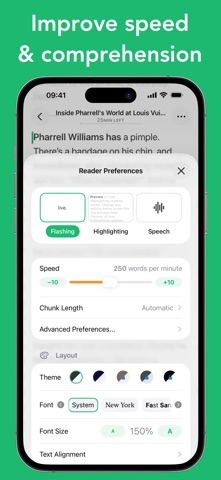 Outread: Speed Reading Screenshot 8 of 9