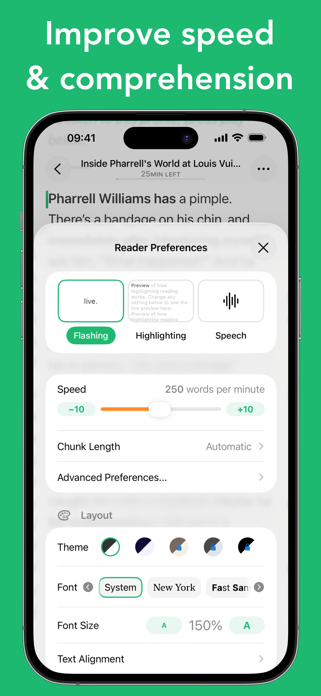 Outread: Speed Reading Screenshot 8 of 9