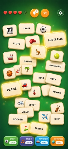 Word Association Tile Match Screenshot 2 of 7