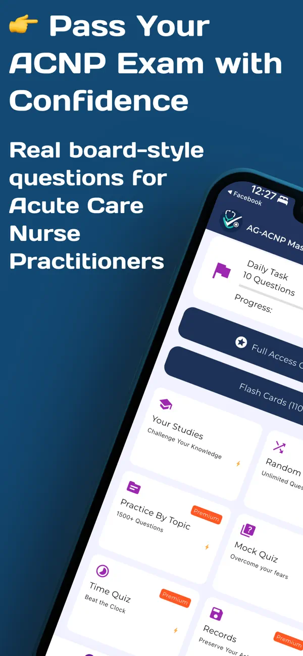 Screenshot #1 pour AG-ACNP Mastery 2026