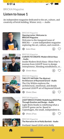 BRICKA Magazine screenshot