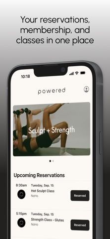 POWERED on Bond iPhone screenshot
