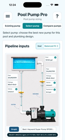 Pool Pump Pro iPhone screenshot