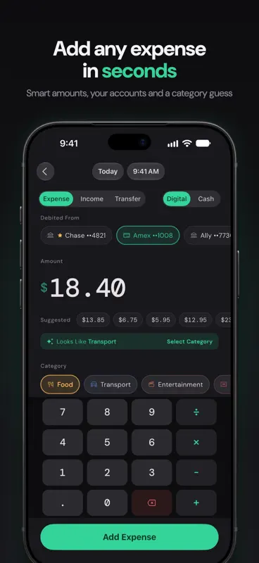 Pocket: Ausgaben-Tracker screenshot 2 of 6
