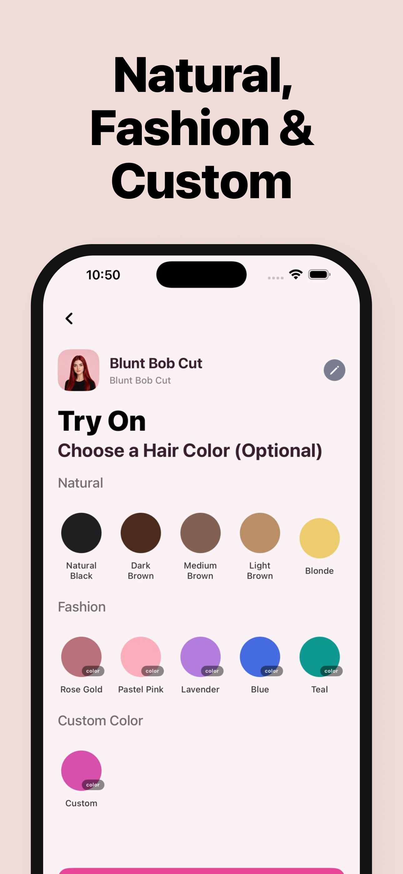 Hairstyle Try On - AI screenshot 5
