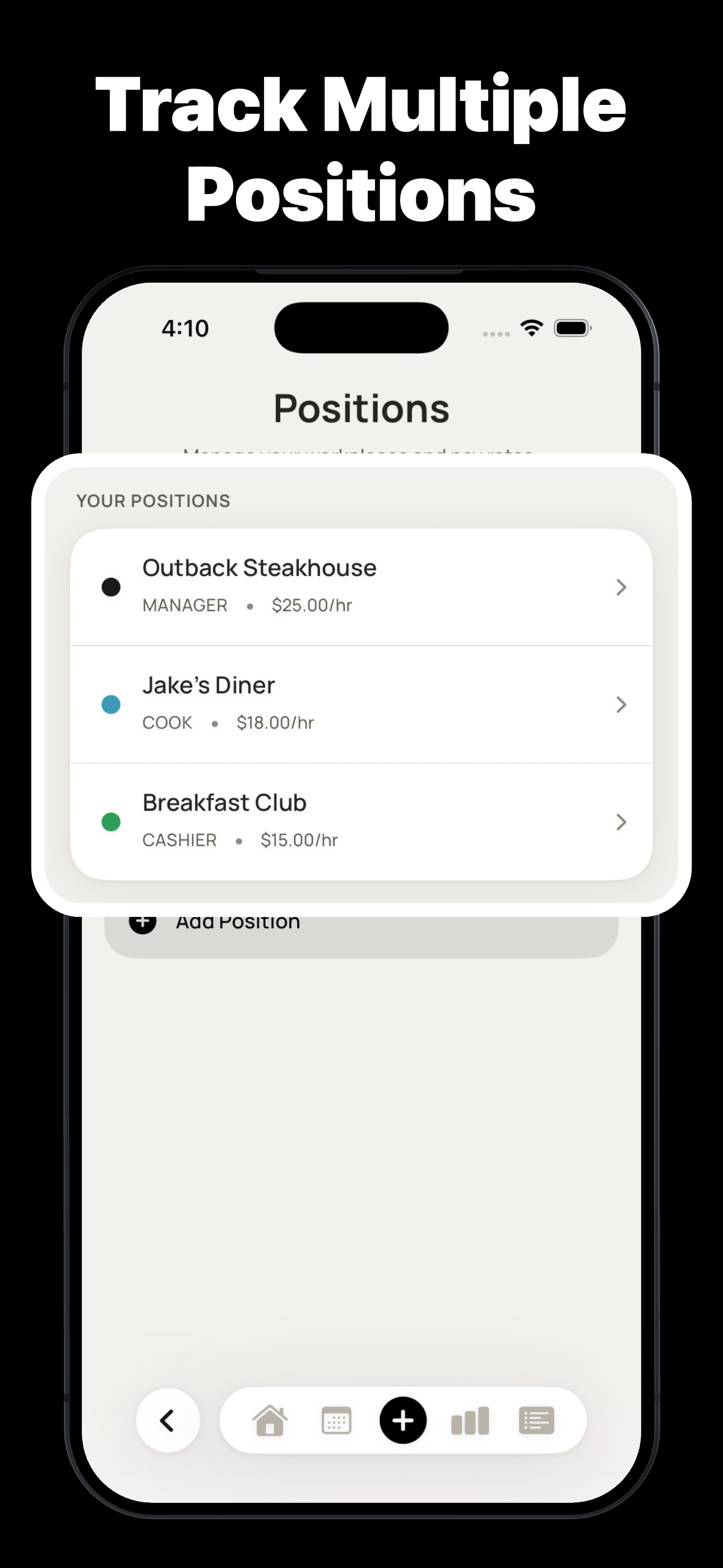 Hourly Pay Tracker - Clocked screenshot 3