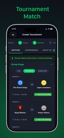 CrickScore: Live Cricket Score Screenshot 6 of 9