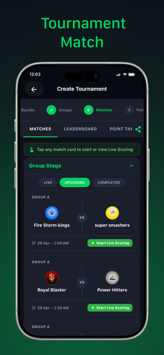 CrickScore: Live Cricket Score Screenshot 6 of 9