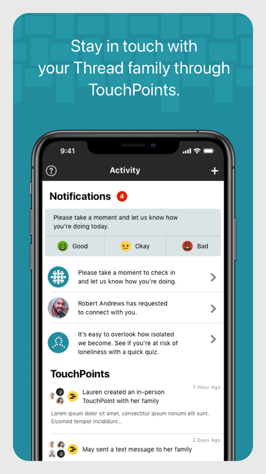 #1. Thread - Tapestry (iOS) 由: Thrive Software, Inc