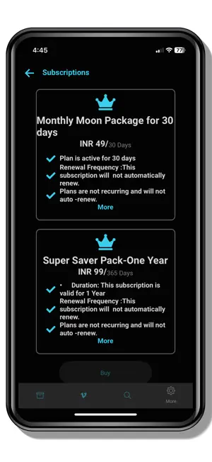 Moon: Movies , series n more screenshot 4