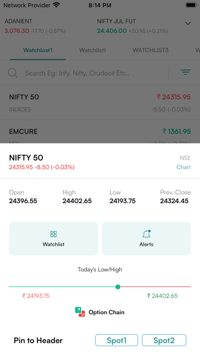 JLite - Stocks, MTF, F&O Screenshot