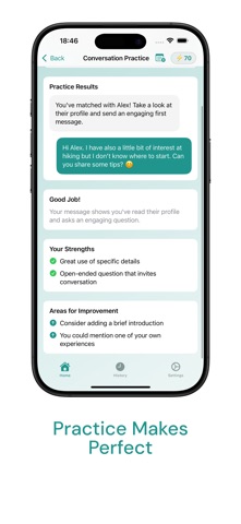 Lenora - Your AI Dating Coach iPhone screenshot