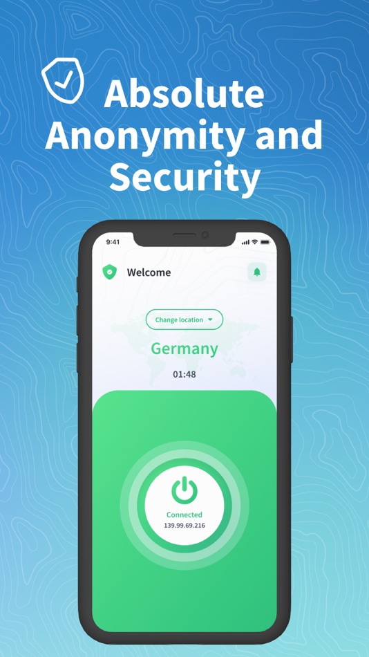 #1. VPN: turbo fast, secure, unlim (iOS) 게시자: Ilya Morozov
