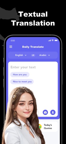 Daily Translate: AI Text Voice iPhone screenshot