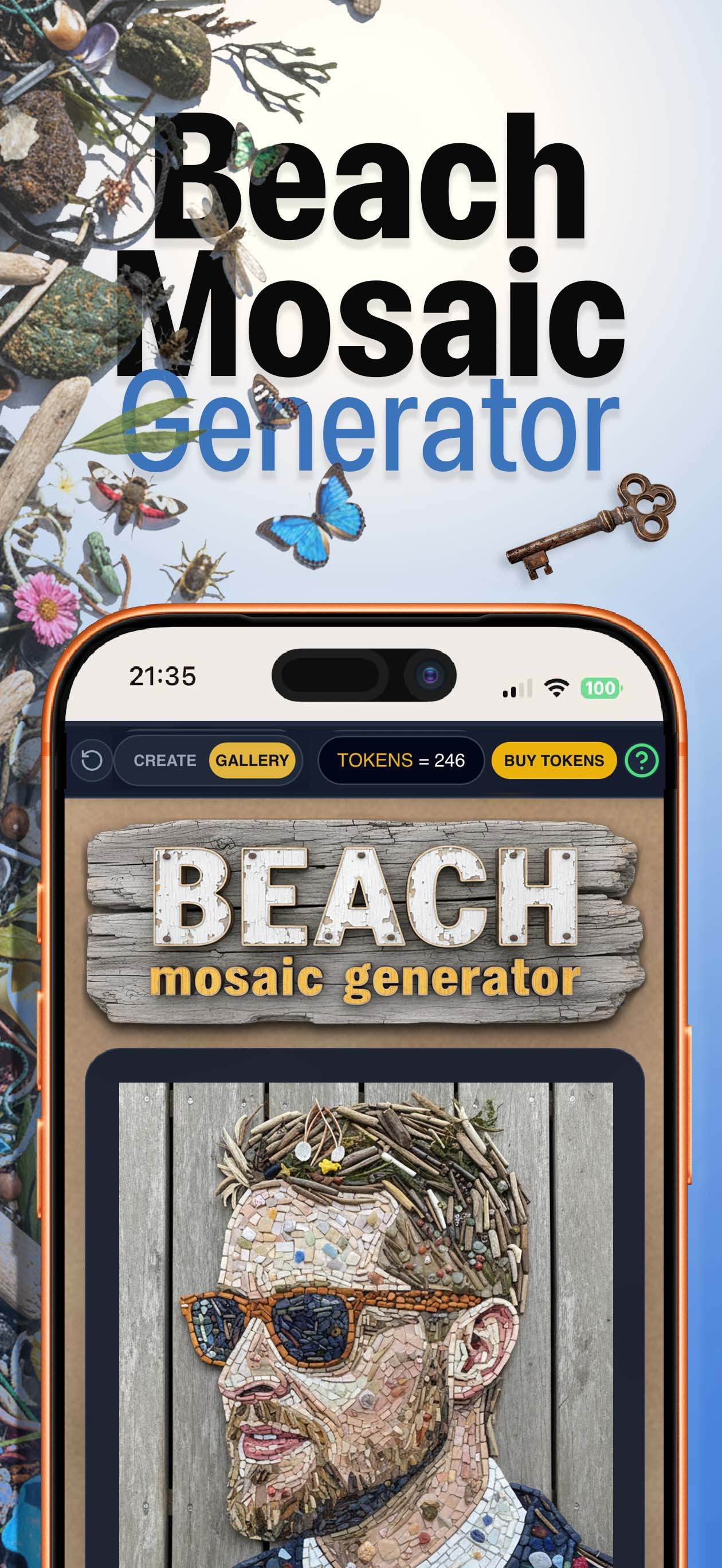 Beach Mosaic