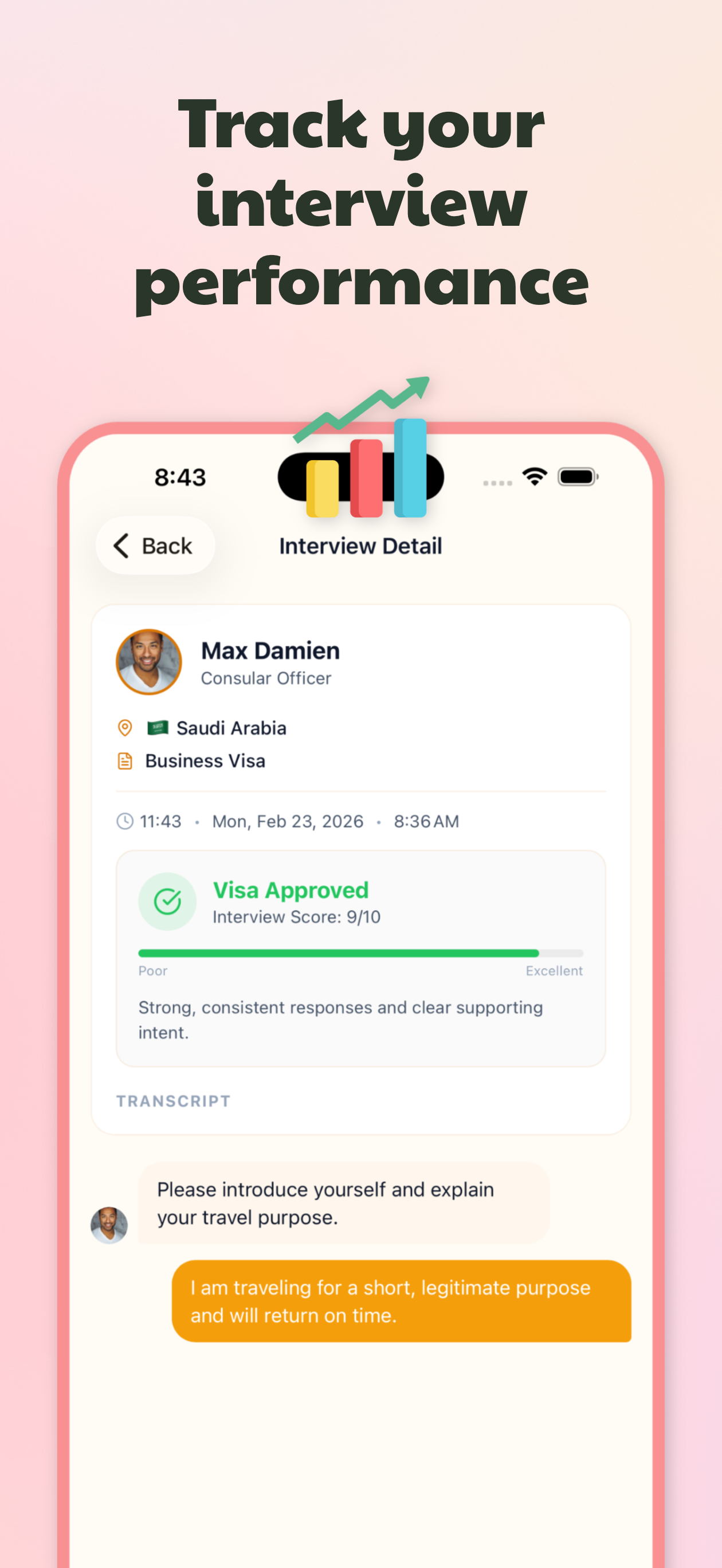 Mock Visa Interview: Visaz AI