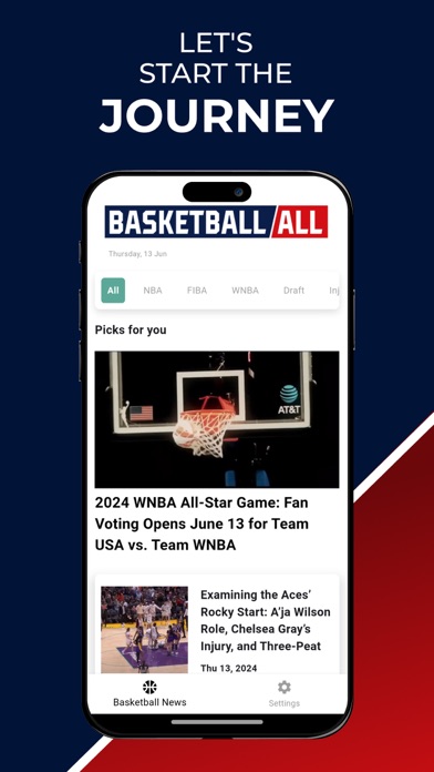 BasketballAll Latest News Screenshot