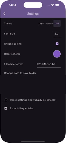 DigiDiary screenshot