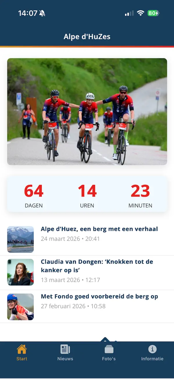 Screenshot #1 pour Alpe d’HuZes