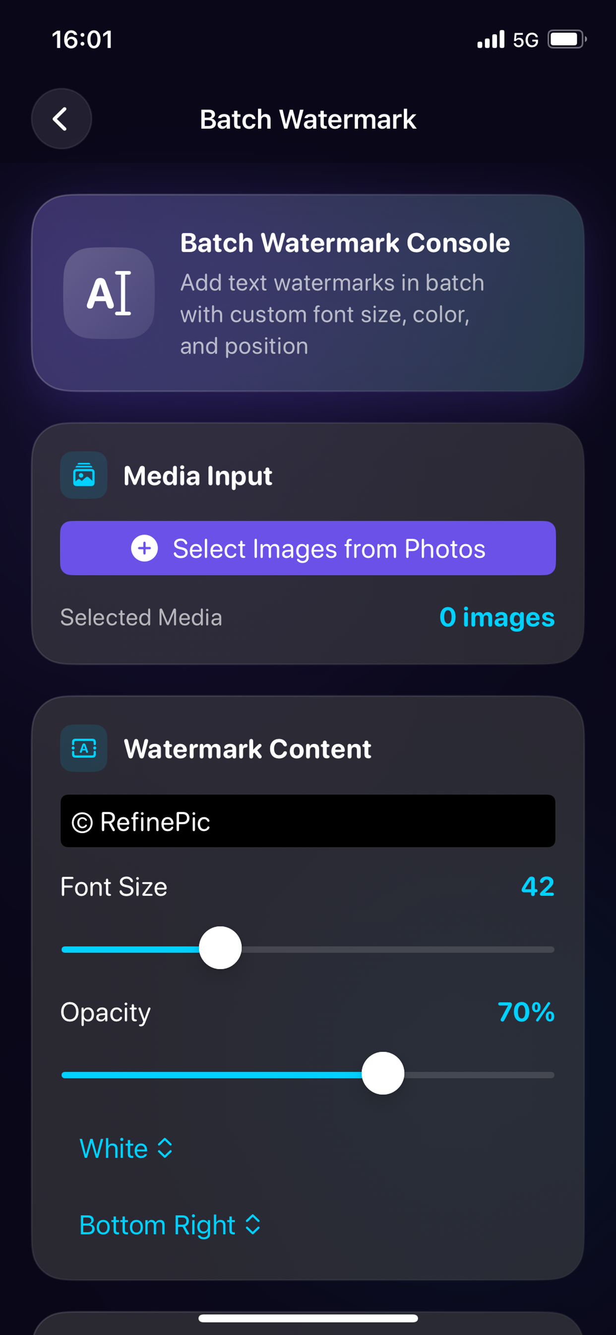 RefinePic screenshot 4