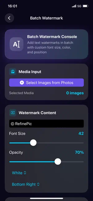 RefinePic screenshot 4
