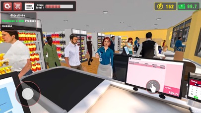Supermarket Cashier Manager Screenshot