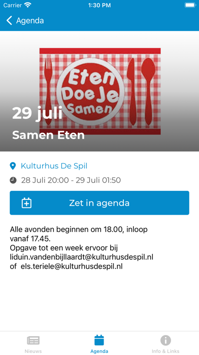 Dorpsapp Lettele Screenshot