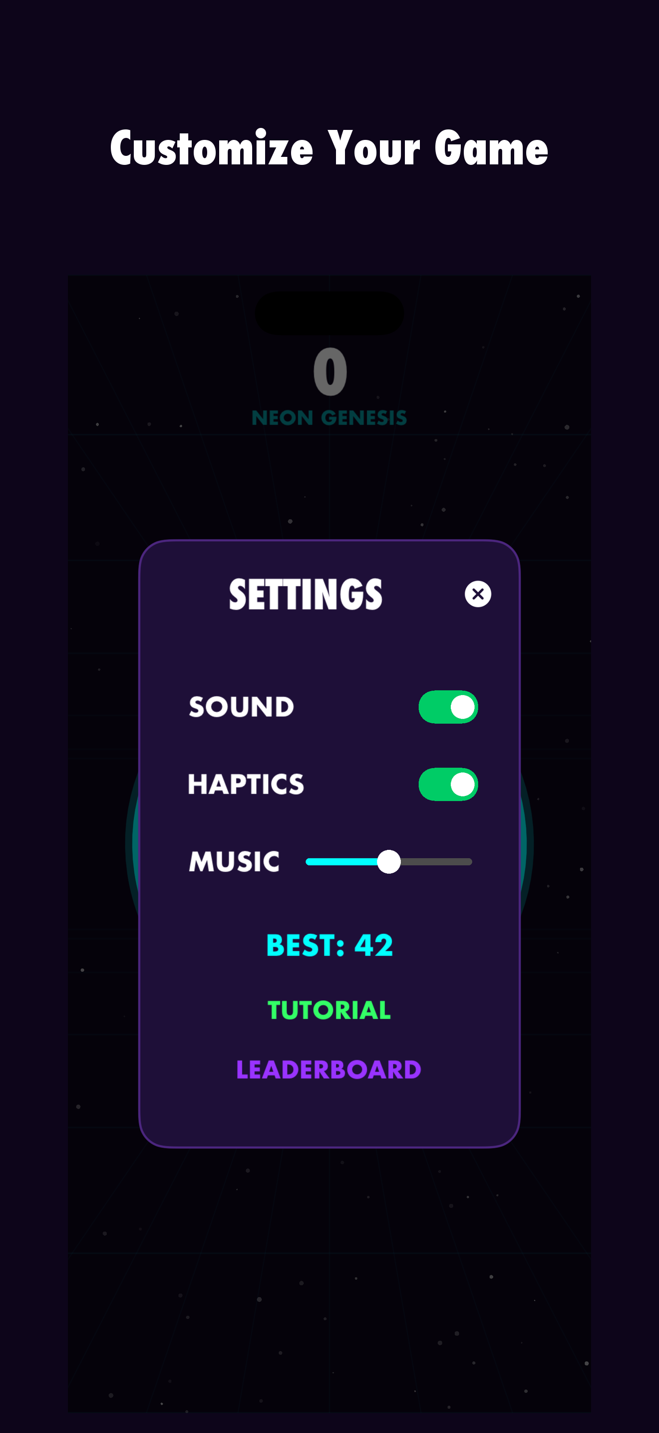 Hopfinity - Neon Ring Arcade screenshot 2