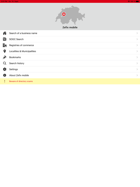 Screenshot #4 pour Zefix mobile
