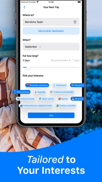 AI TravelBuddy Planner Guide Screenshot