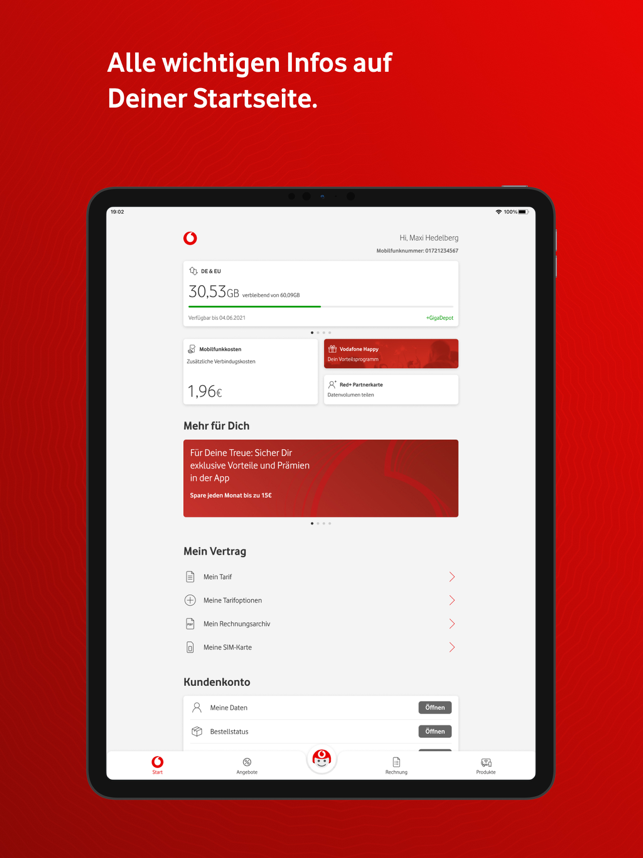 ‎MeinVodafone Screenshot
