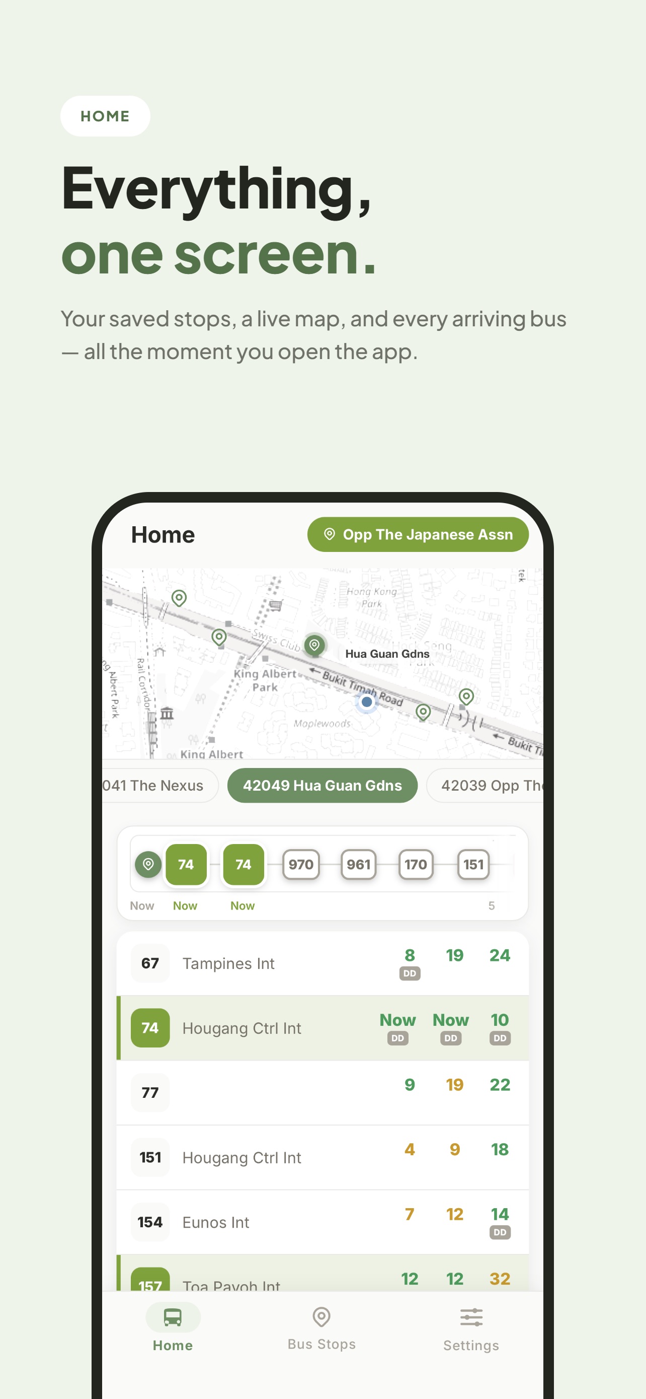 Screenshot 2 of SG BusNavi