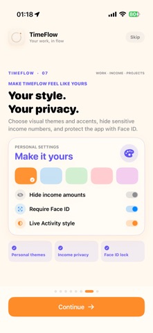 TimeFlow Planner screenshot