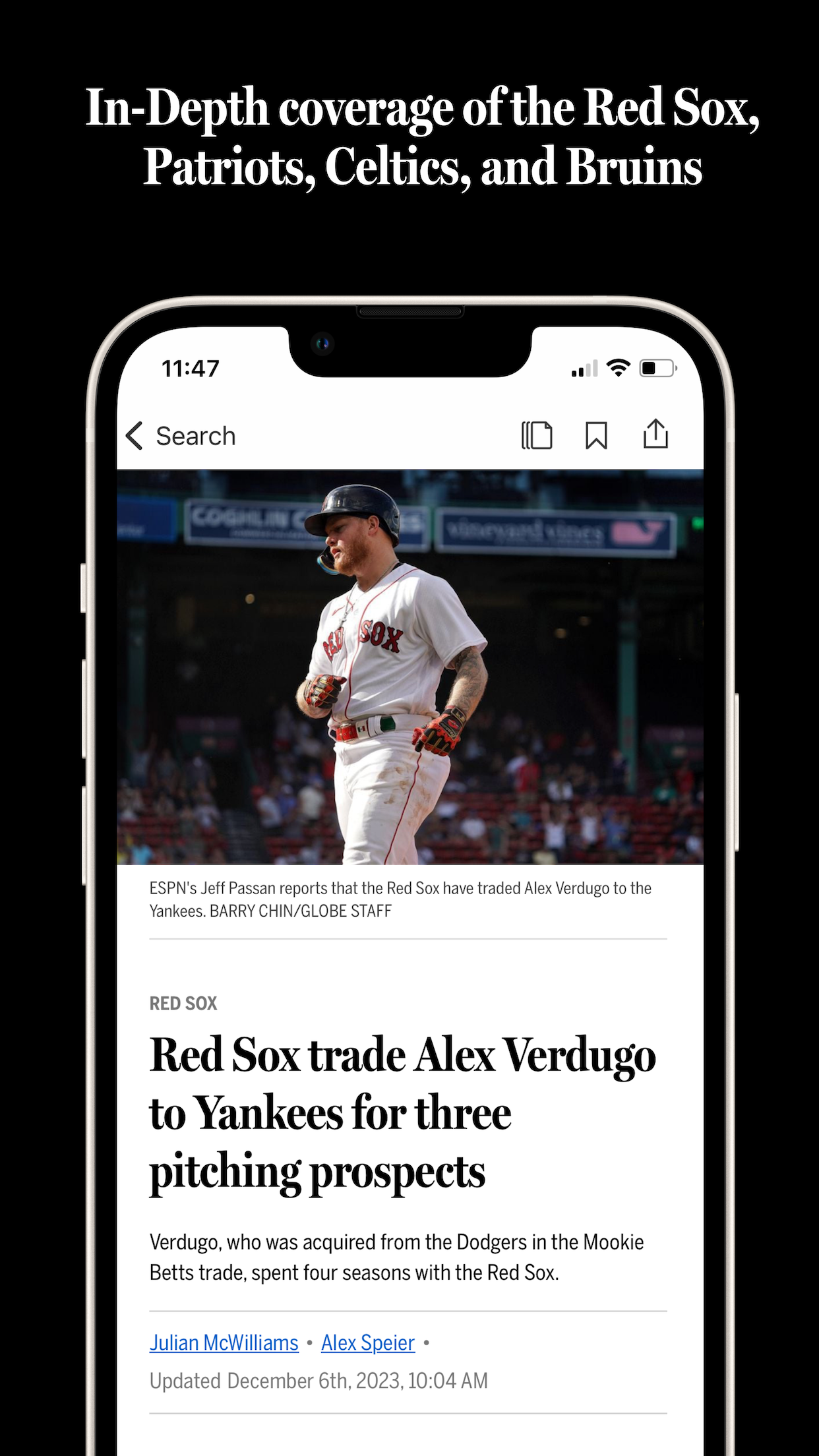 The Boston Globe screenshot 6