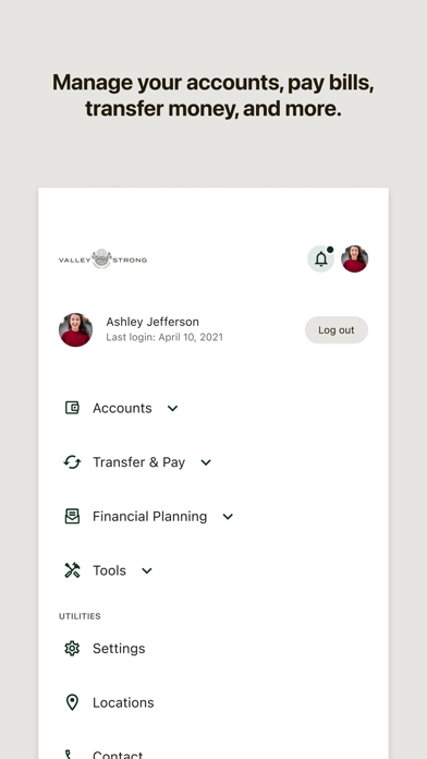 Valley Strong Mobile Banking Screenshot 4 of 4
