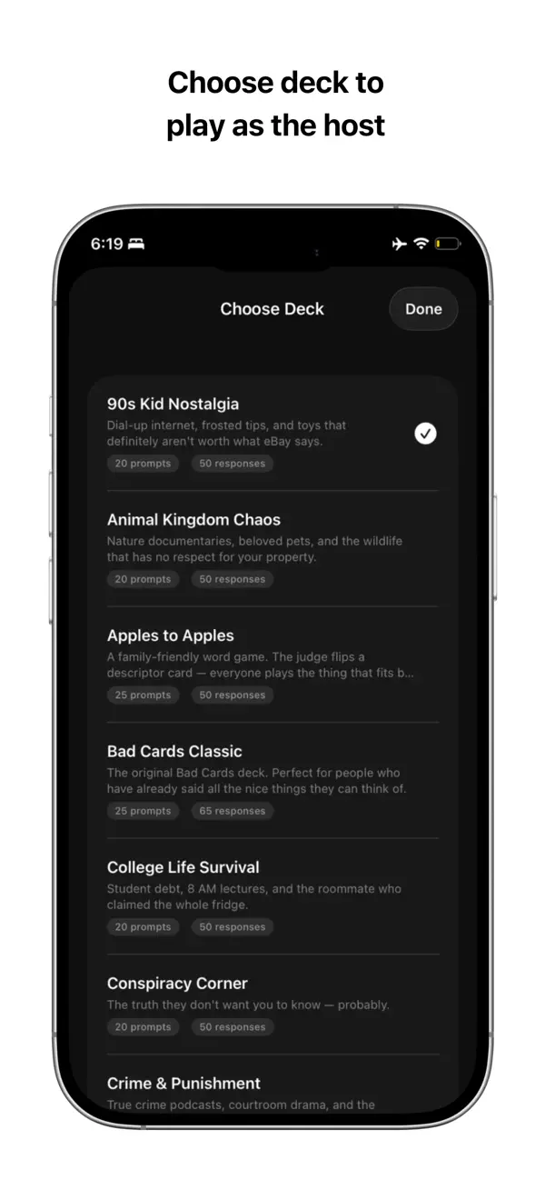 Bad Cards Now Screenshot 1