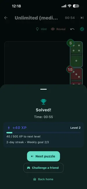 DominoSum: Domino Puzzle screenshot 4
