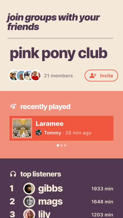 Superfan, the social music app Screenshot 3 - AppWisp.com Superfan, the social music app Screenshot 3 - AppWisp.com
