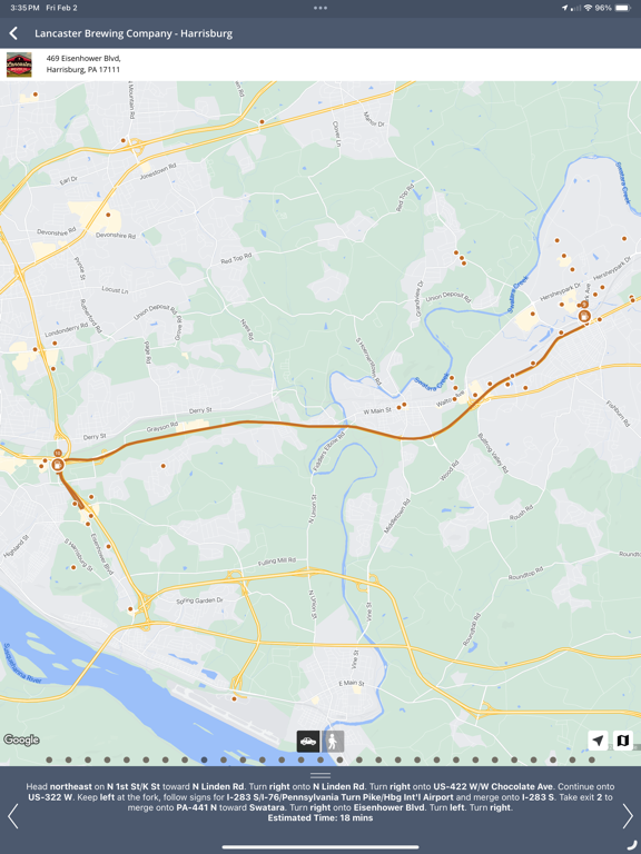 Brew Barons Beer Trail iPad screenshot 10 - Food & Drink app