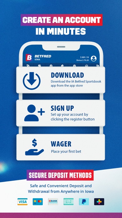 Iowa Betfred Sportsbook Screenshot