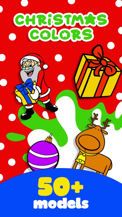 Christmas coloring for kids 3+ screenshot-0