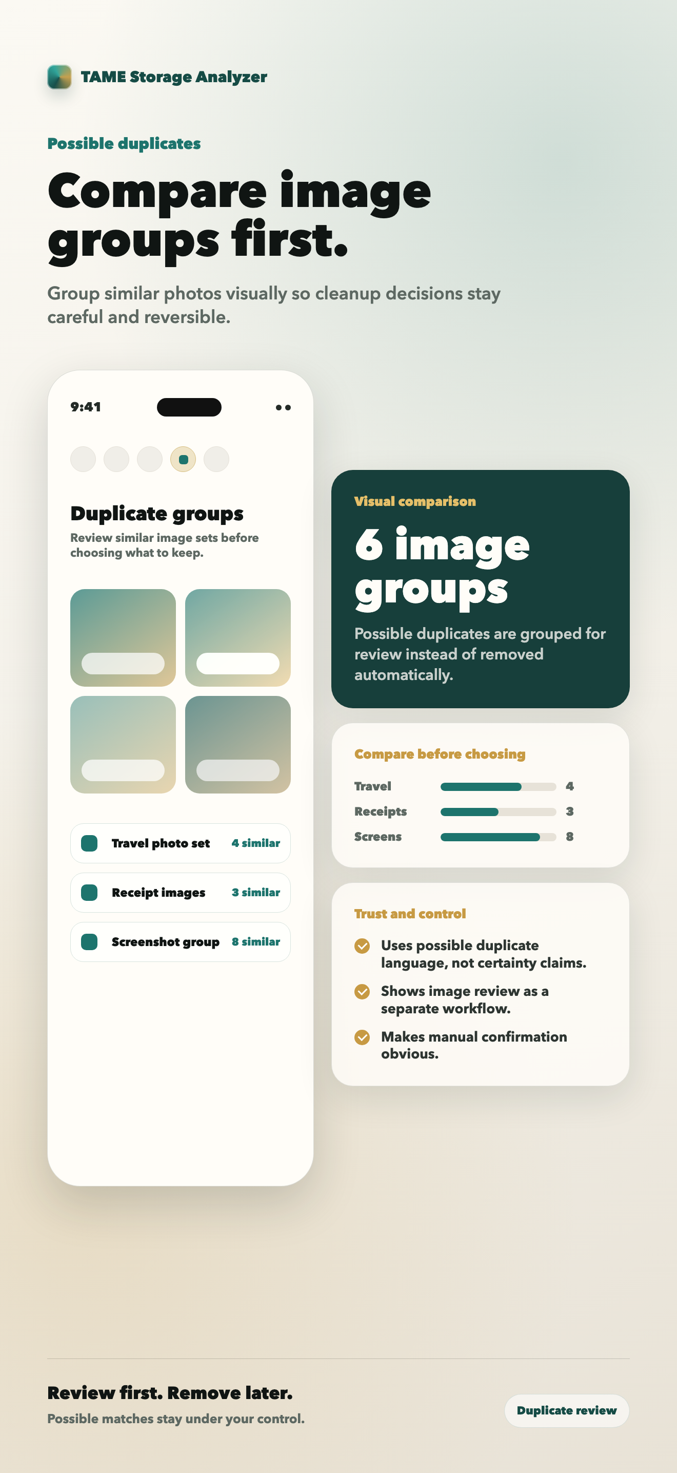 TAME Storage Analyzer screenshot 4