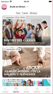 ecole en direct iPhone Captures Décran 4
