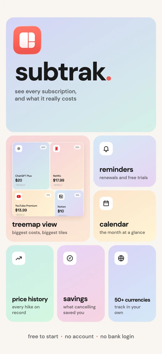 Subtrak: Subscription Tracker screenshot 6
