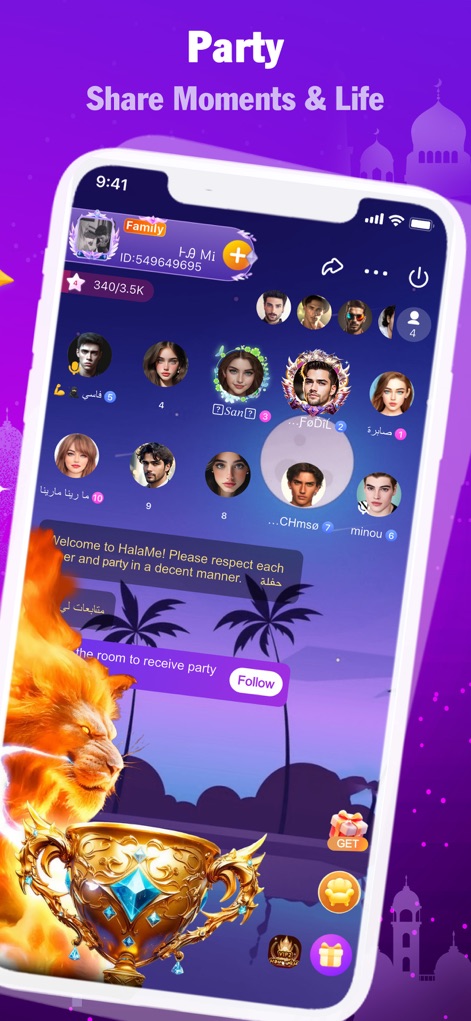 HalaMe- Voice Rooms & Games - null