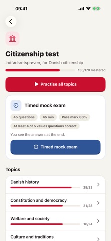 Danish Citizenship Test Prep screenshot 2