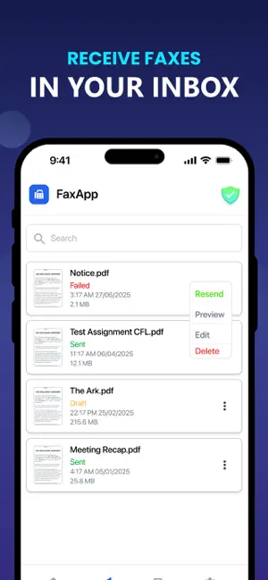 EASY FAX: Send Fax from iPhone screenshot 4