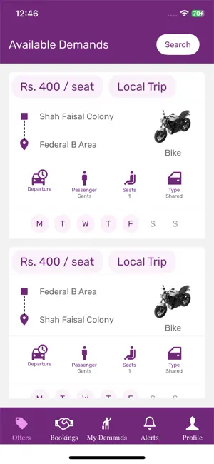 Easylift (carpool) screenshot 1