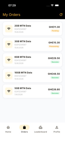 MTNData iPhone screenshot
